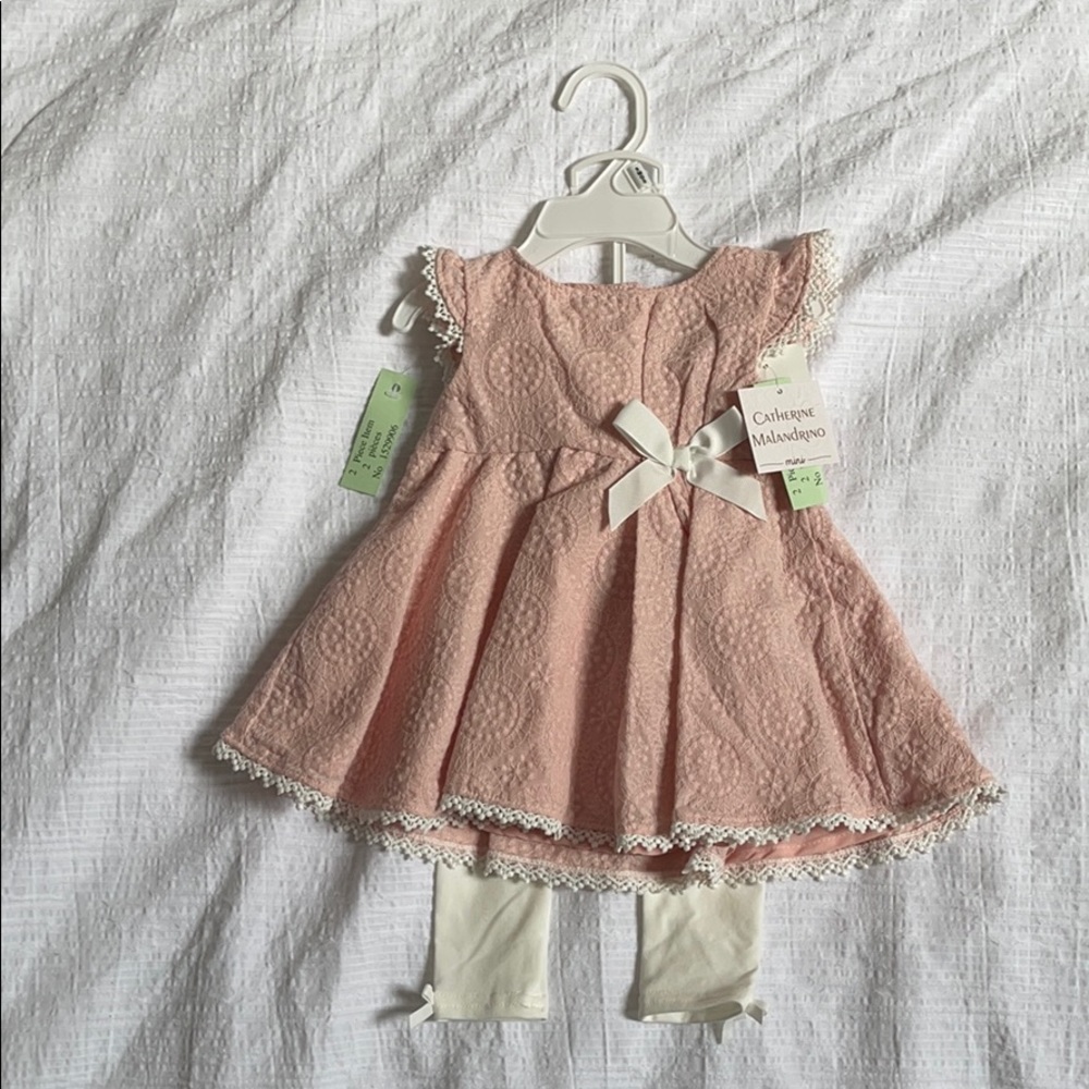 NWT Catherine Malandrini mini baby 2 piece set